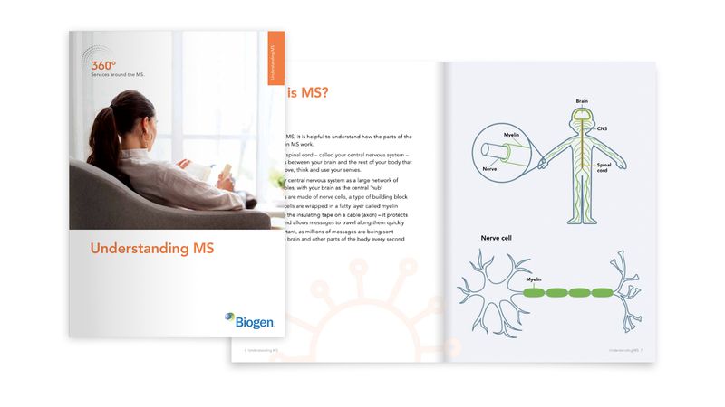 Multiple Sklerose verstehen - Info Broschüre in Englisch | MS Services