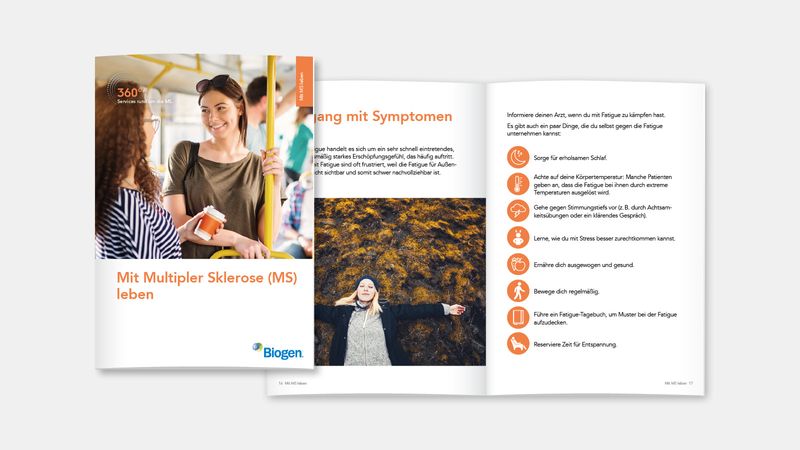 Mit Multiple Sklerose leben - Info Broschüre | MS Services